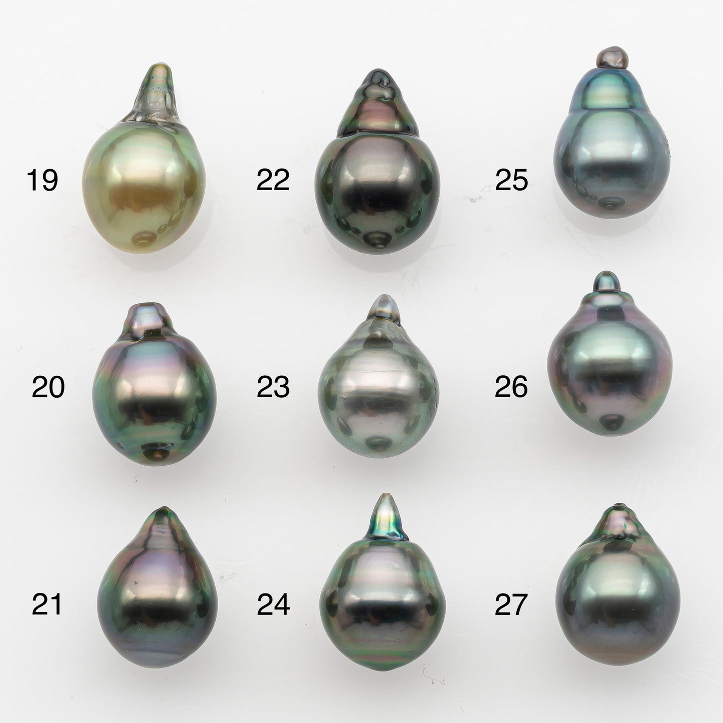10-11mm Tahitian Pearl, Loose Undrilled with High Luster and for Jewelry Making, SKU # 2829TH