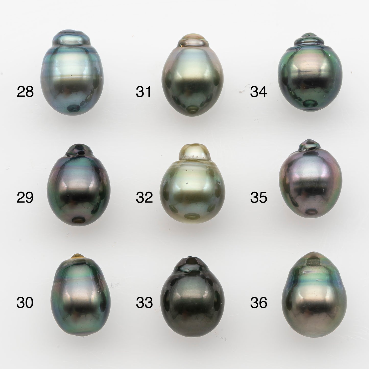 10-11mm Tahitian Pearl, Loose Undrilled with High Luster and for Jewelry Making, SKU # 2829TH