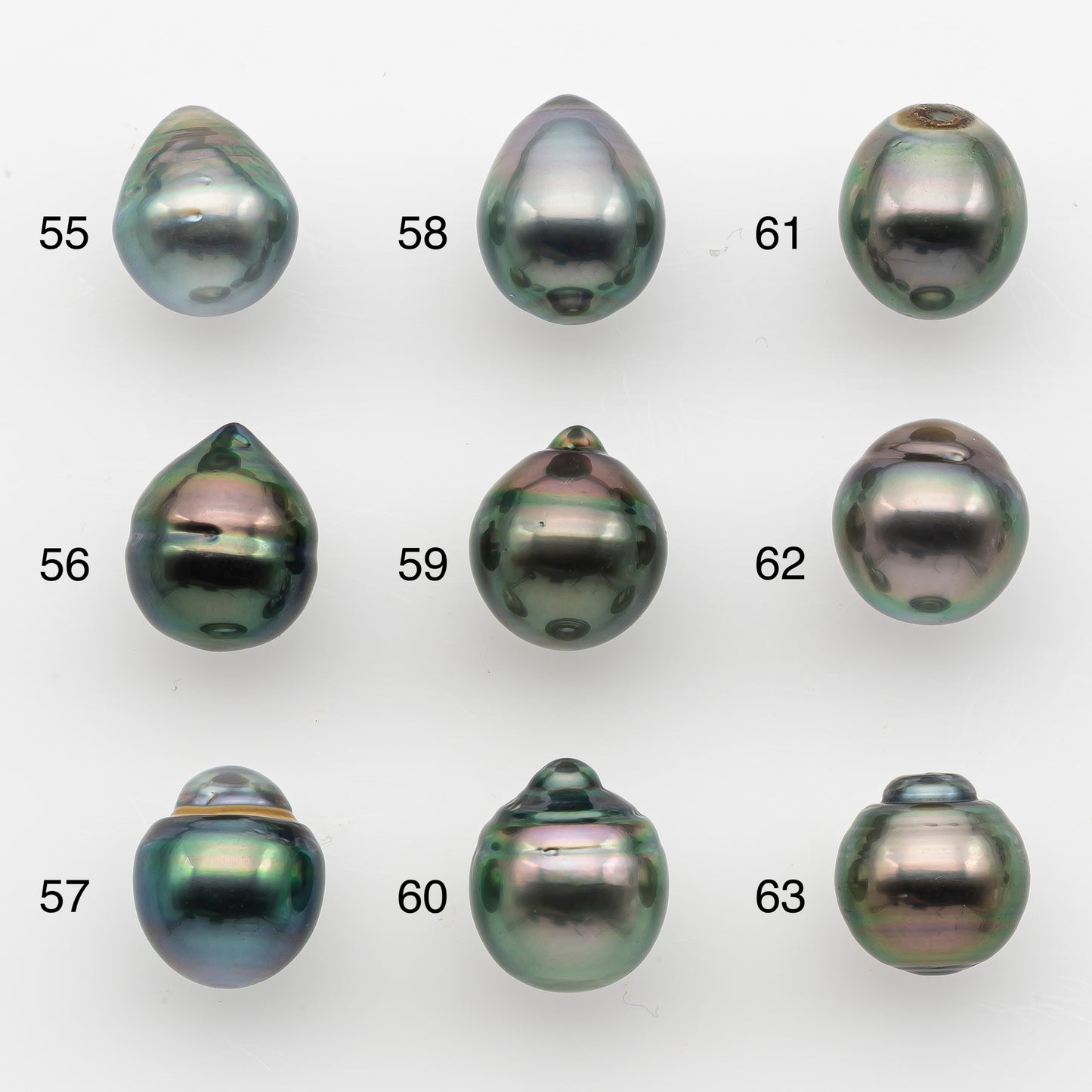10-11mm Tahitian Pearl, Loose Undrilled with High Luster and for Jewelry Making, SKU # 2829TH