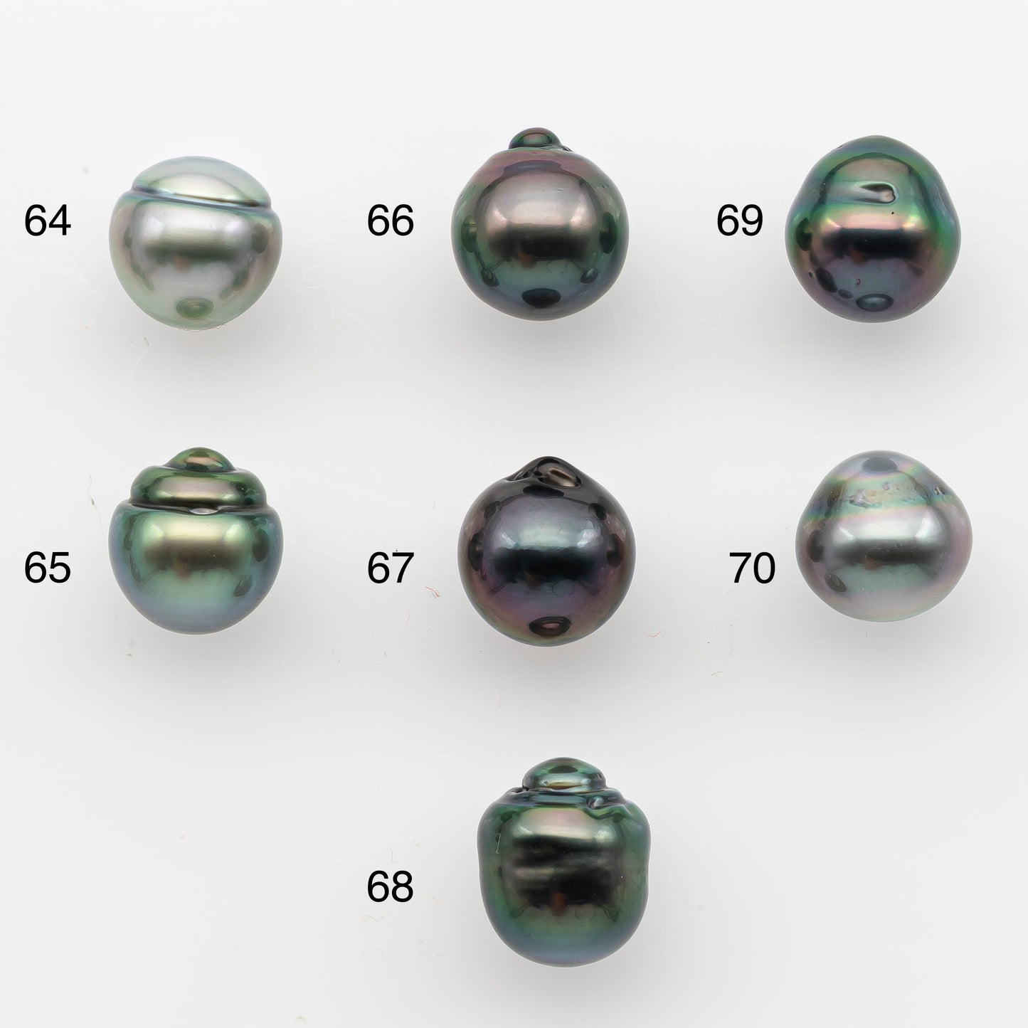 10-11mm Tahitian Pearl, Loose Undrilled with High Luster and for Jewelry Making, SKU # 2829TH
