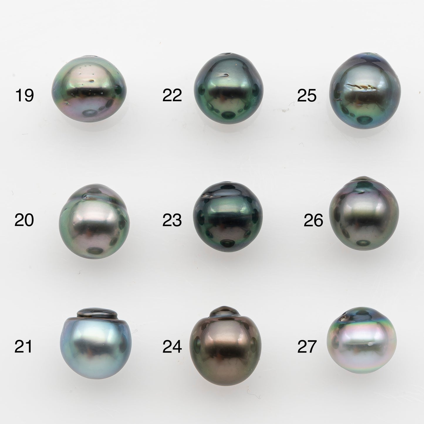 10-11mm Tahitian Pearl, Loose Undrilled with High Luster and for Jewelry Making, SKU # 2830TH