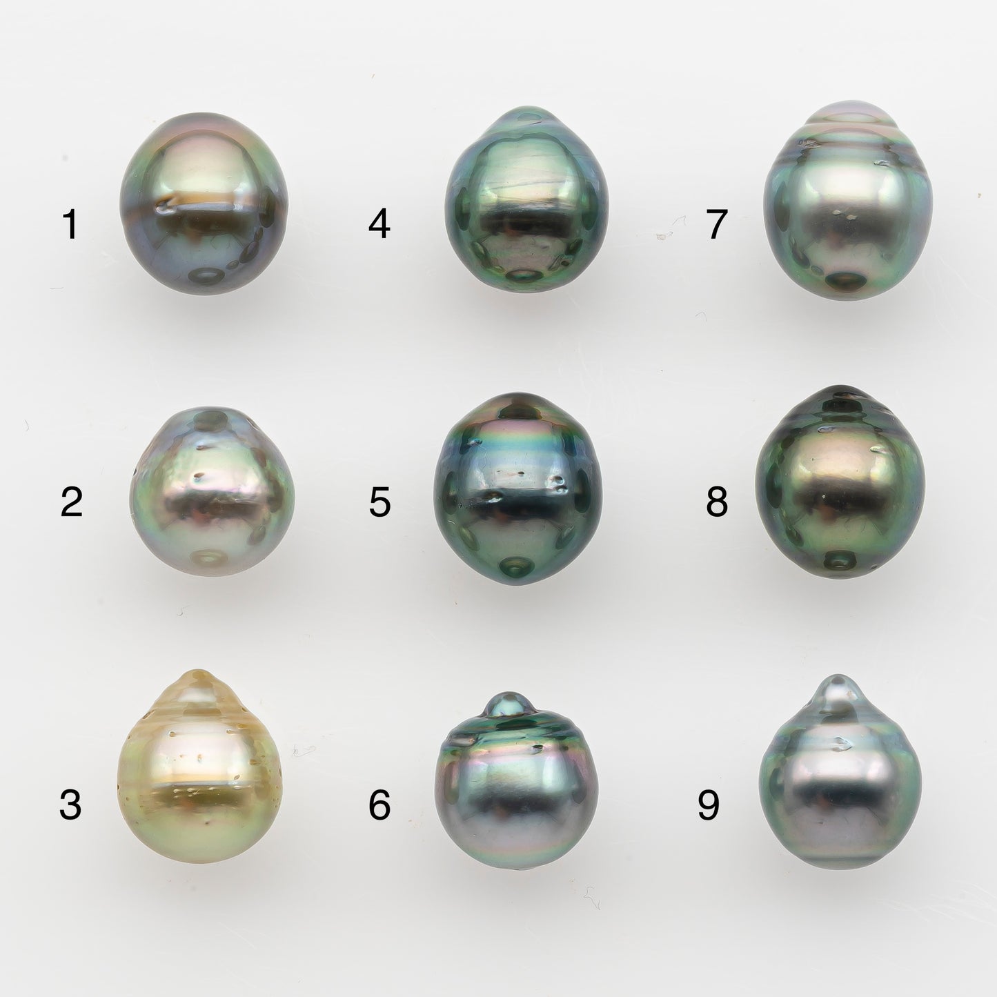 10-11mm Tahitian Pearl, Loose Undrilled with High Luster and for Jewelry Making, SKU # 2830TH