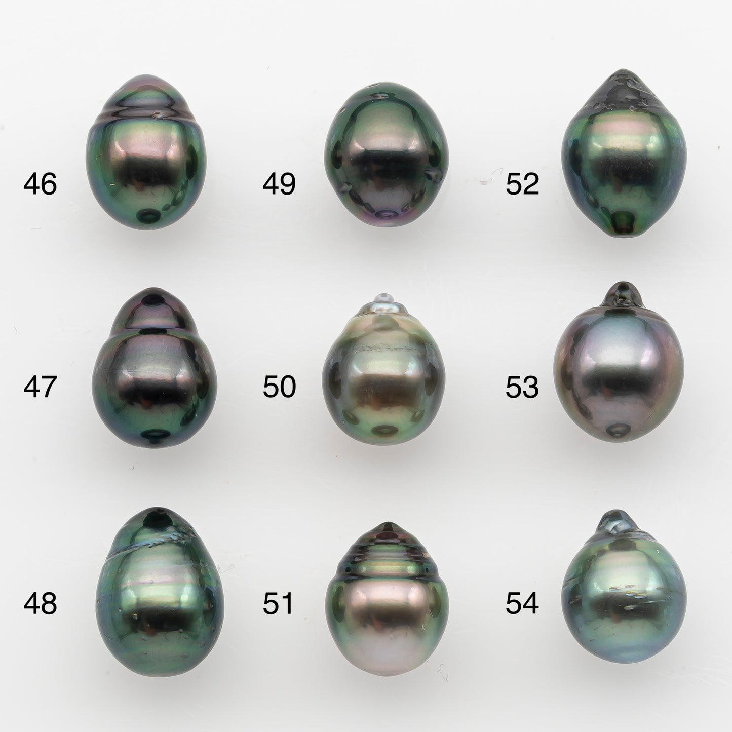 10-11mm Tahitian Pearl, Loose Undrilled with High Luster and for Jewelry Making, SKU # 2830TH