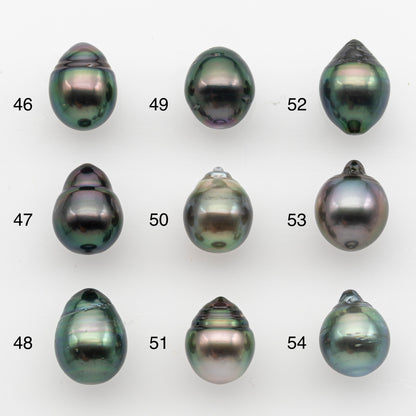 10-11mm Tahitian Pearl, Loose Undrilled with High Luster and for Jewelry Making, SKU # 2830TH