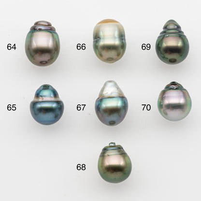 10-11mm Tahitian Pearl, Loose Undrilled with High Luster and for Jewelry Making, SKU # 2830TH