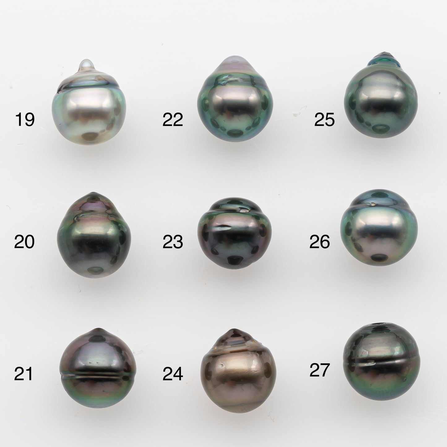 10-11mm Tahitian Pearl, Loose Undrilled with High Luster and for Jewelry Making, SKU # 2831TH