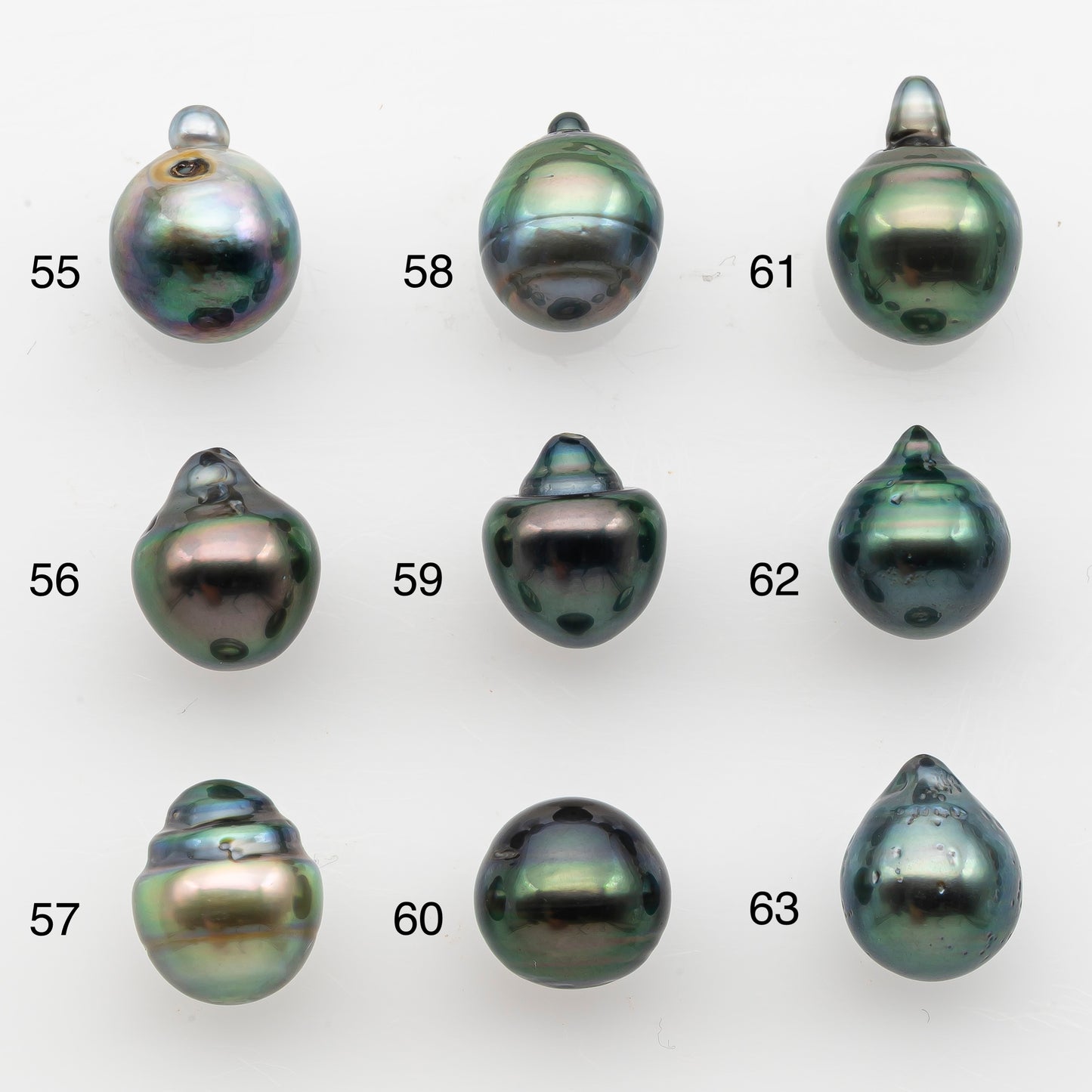10-11mm Tahitian Pearl, Loose Undrilled with High Luster and for Jewelry Making, SKU # 2831TH