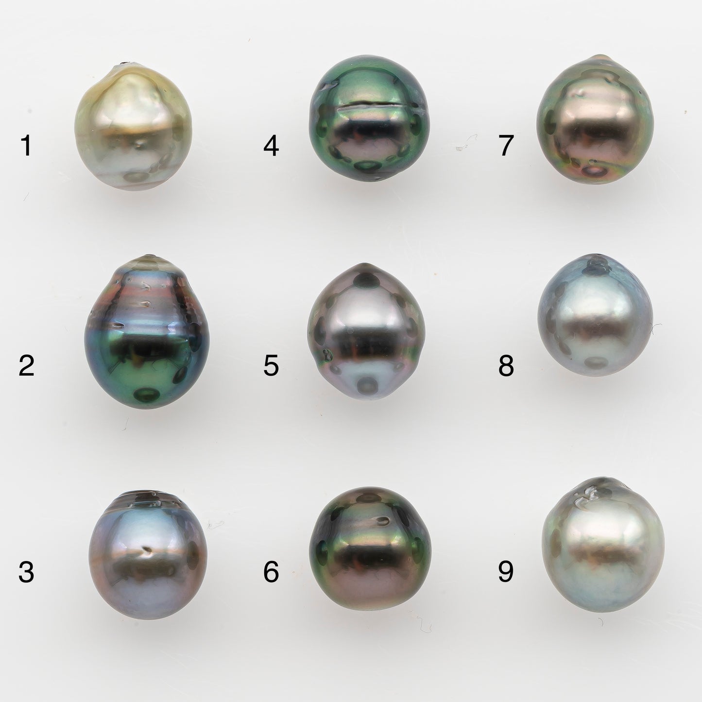 10-11mm Tahitian Pearl, Loose Undrilled with High Luster and for Jewelry Making, SKU # 2832TH