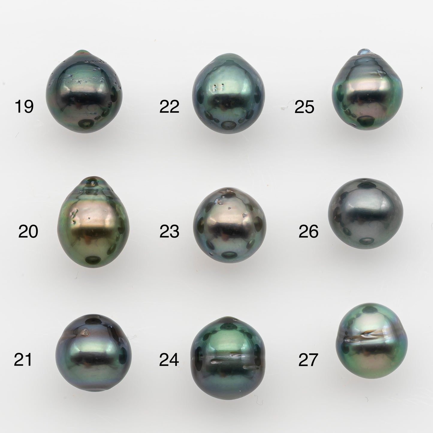10-11mm Tahitian Pearl, Loose Undrilled with High Luster and for Jewelry Making, SKU # 2832TH