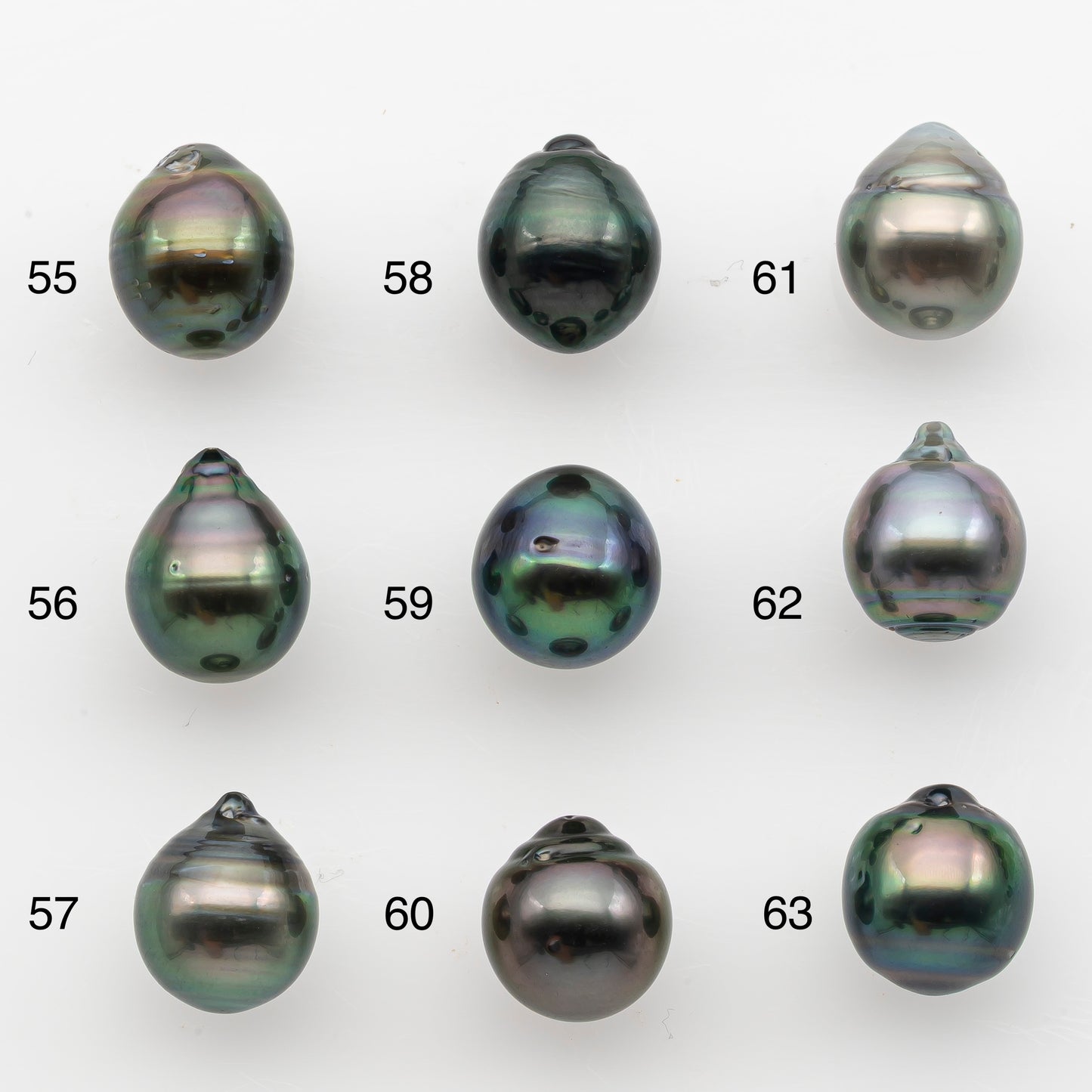 10-11mm Tahitian Pearl, Loose Undrilled with High Luster and for Jewelry Making, SKU # 2832TH
