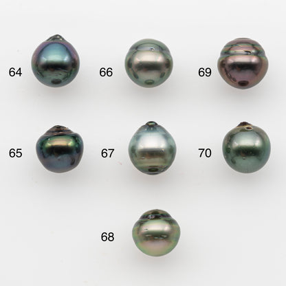 10-11mm Tahitian Pearl, Loose Undrilled with High Luster and for Jewelry Making, SKU # 2832TH