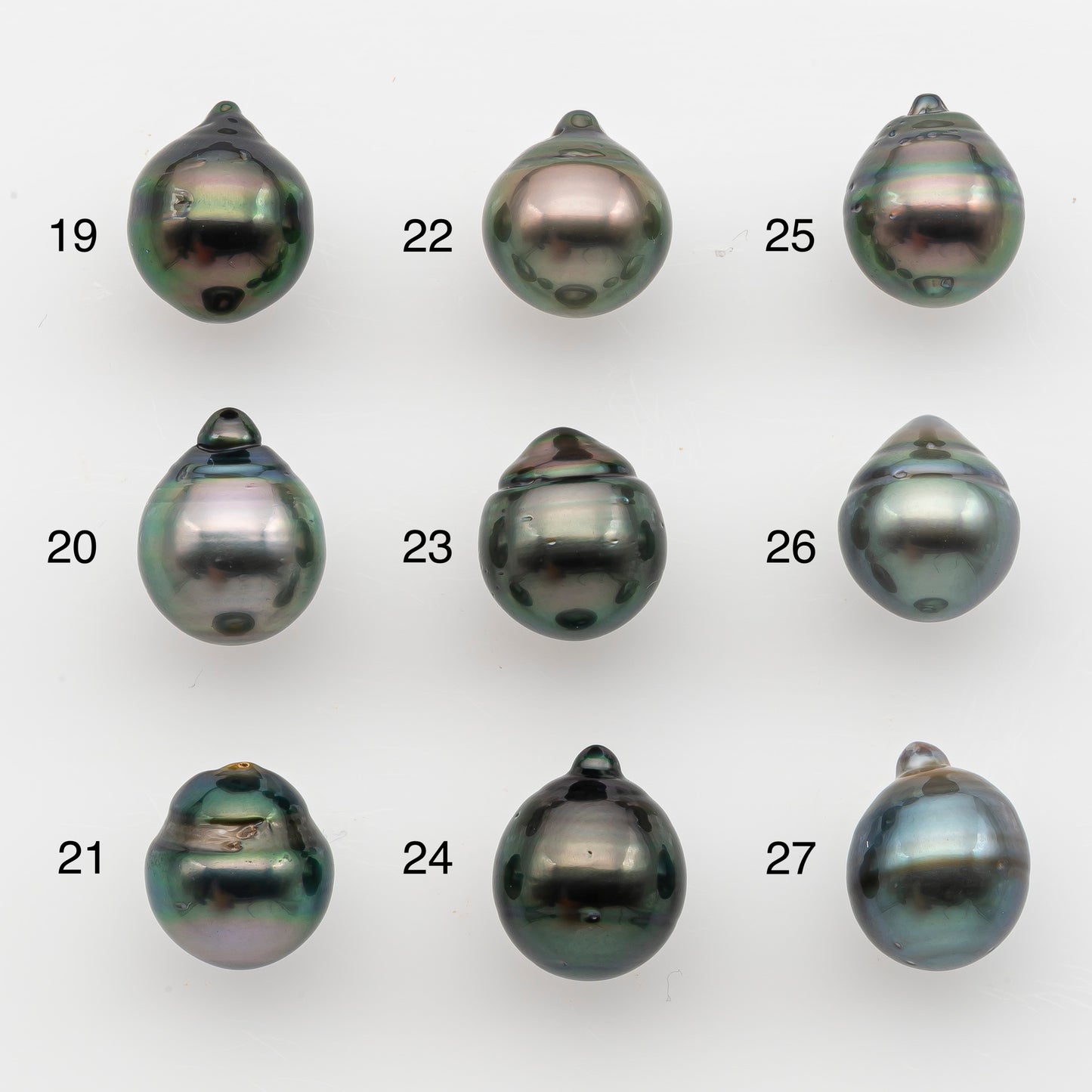 10-11mm Tahitian Pearl, Loose Undrilled with High Luster and for Jewelry Making, SKU # 2833TH