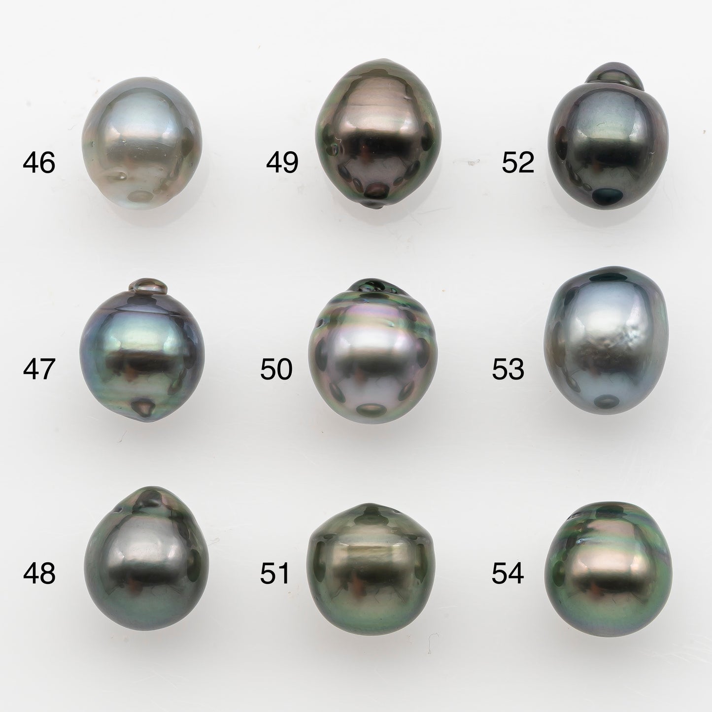 10-11mm Tahitian Pearl, Loose Undrilled with High Luster and for Jewelry Making, SKU # 2833TH
