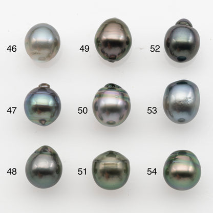 10-11mm Tahitian Pearl, Loose Undrilled with High Luster and for Jewelry Making, SKU # 2833TH
