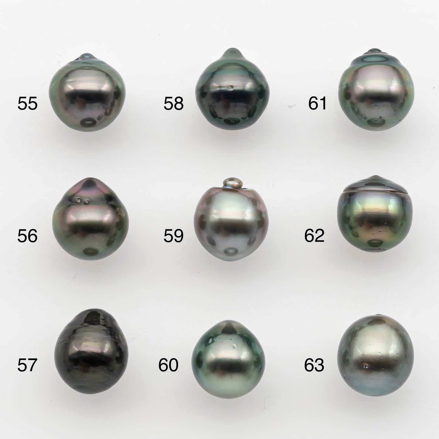 10-11mm Tahitian Pearl, Loose Undrilled with High Luster and for Jewelry Making, SKU # 2833TH