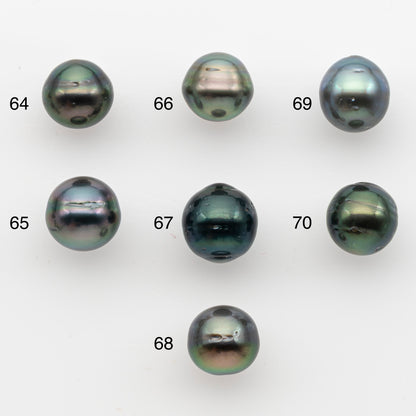 10-11mm Tahitian Pearl, Loose Undrilled with High Luster and for Jewelry Making, SKU # 2833TH