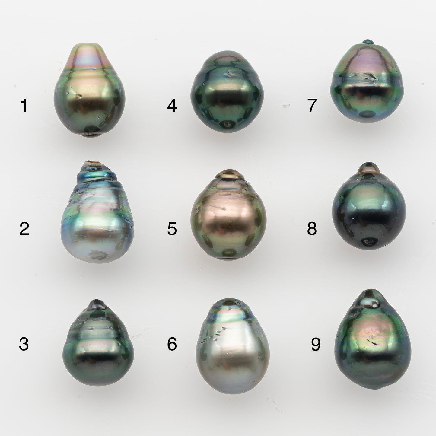 10-11mm Tahitian Pearl, Loose Undrilled with High Luster and for Jewelry Making, SKU # 2834TH