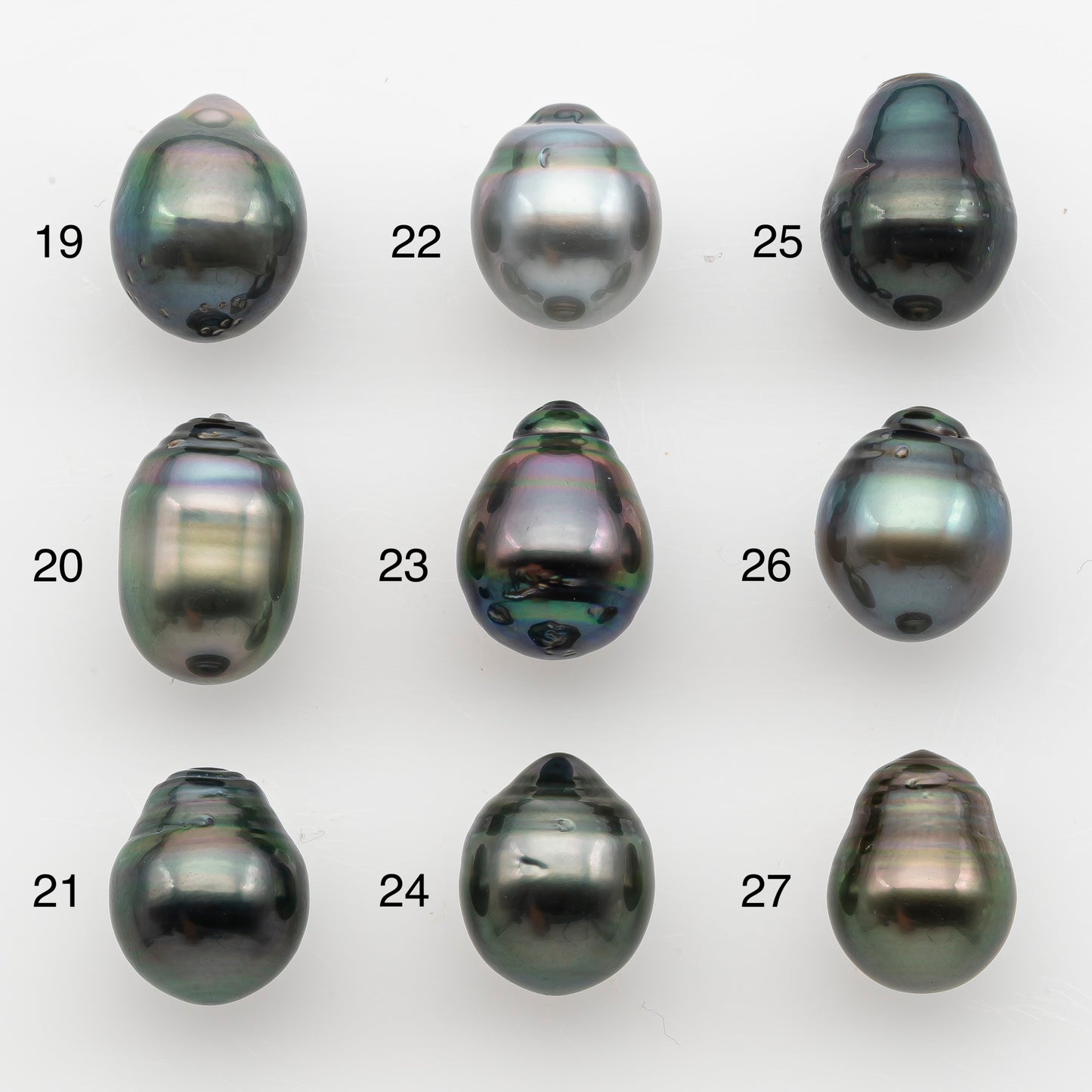 10-11mm Tahitian Pearl, Loose Undrilled with High Luster and for Jewelry Making, SKU # 2834TH