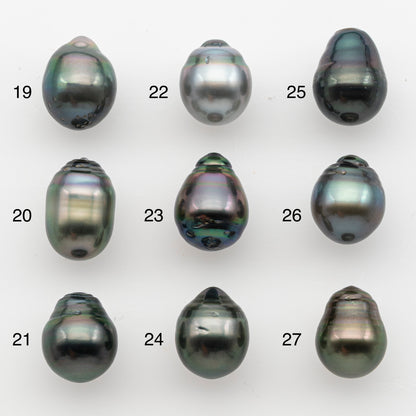 10-11mm Tahitian Pearl, Loose Undrilled with High Luster and for Jewelry Making, SKU # 2834TH