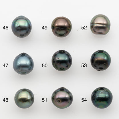 10-11mm Tahitian Pearl, Loose Undrilled with High Luster and for Jewelry Making, SKU # 2834TH