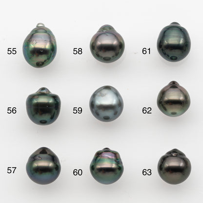 10-11mm Tahitian Pearl, Loose Undrilled with High Luster and for Jewelry Making, SKU # 2834TH