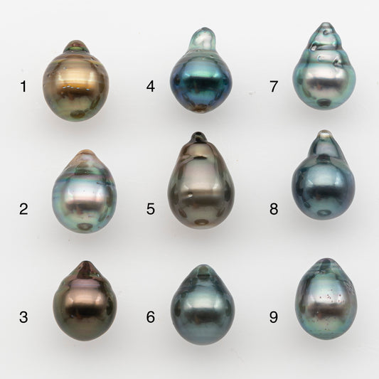 10-11mm Tahitian Pearl, Loose Undrilled with High Luster and for Jewelry Making, SKU # 2835TH