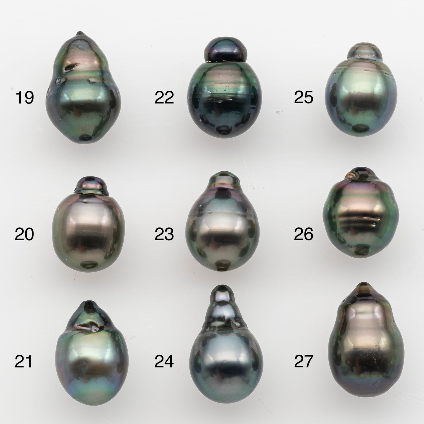 10-11mm Tahitian Pearl, Loose Undrilled with High Luster and for Jewelry Making, SKU # 2835TH