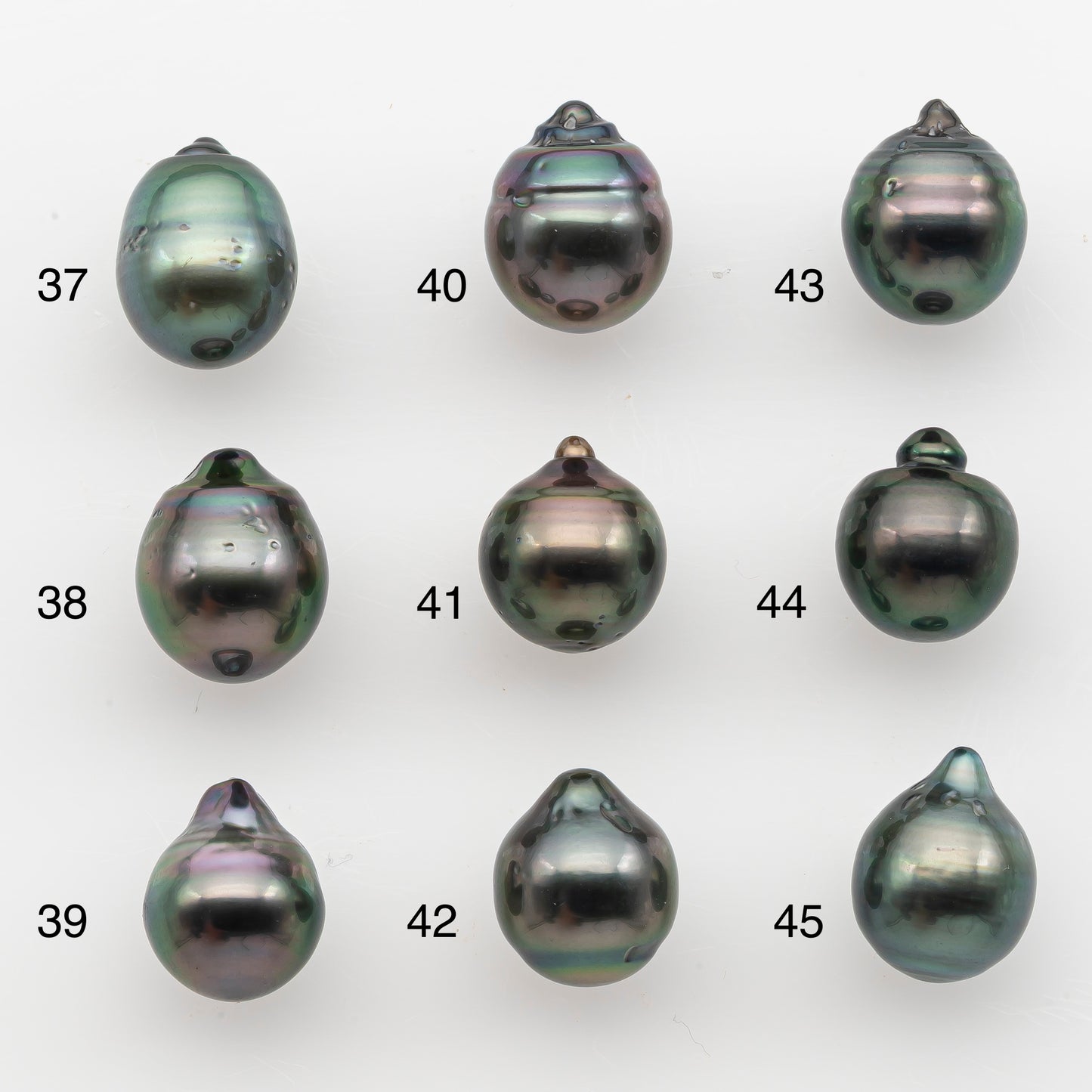 10-11mm Tahitian Pearl, Loose Undrilled with High Luster and for Jewelry Making, SKU # 2835TH