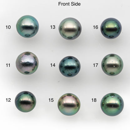 8-9mm Tahitian Pearl, Loose Undrilled with High Luster and for Jewelry Making, SKU # 2881TH
