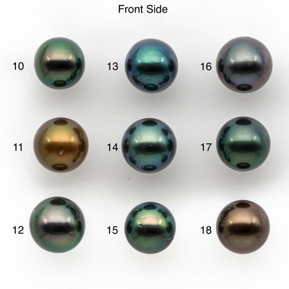 9-10mm Tahitian Pearl, Loose Undrilled with High Luster and for Jewelry Making, SKU # 2882TH