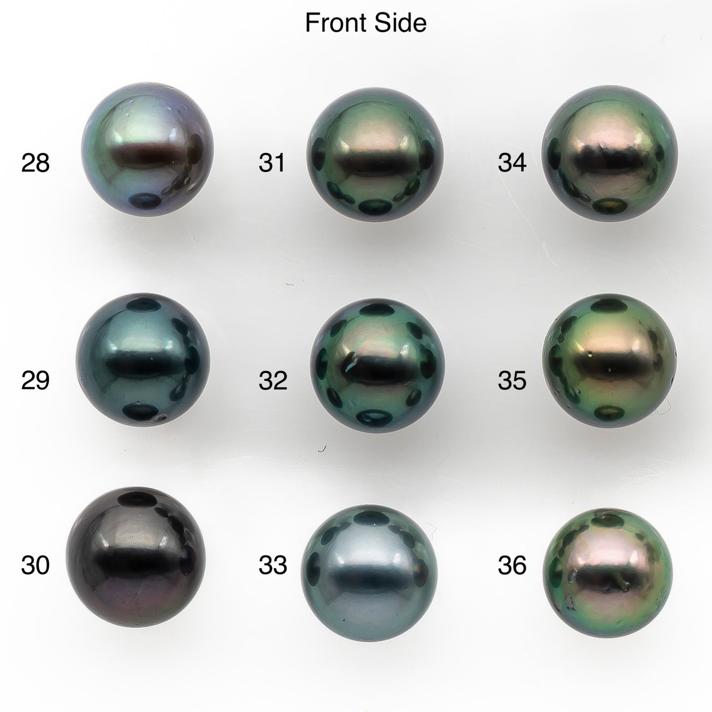 9-10mm Tahitian Pearl, Loose Undrilled with High Luster and for Jewelry Making, SKU # 2882TH