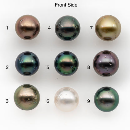 10-11mm Tahitian Pearl, Loose Undrilled with High Luster and for Jewelry Making, SKU # 2883TH
