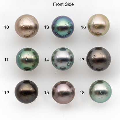 10-11mm Tahitian Pearl, Loose Undrilled with High Luster and for Jewelry Making, SKU # 2883TH