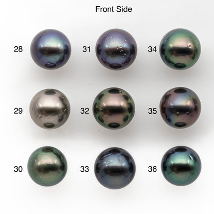 10-11mm Tahitian Pearl, Loose Undrilled with High Luster and for Jewelry Making, SKU # 2883TH