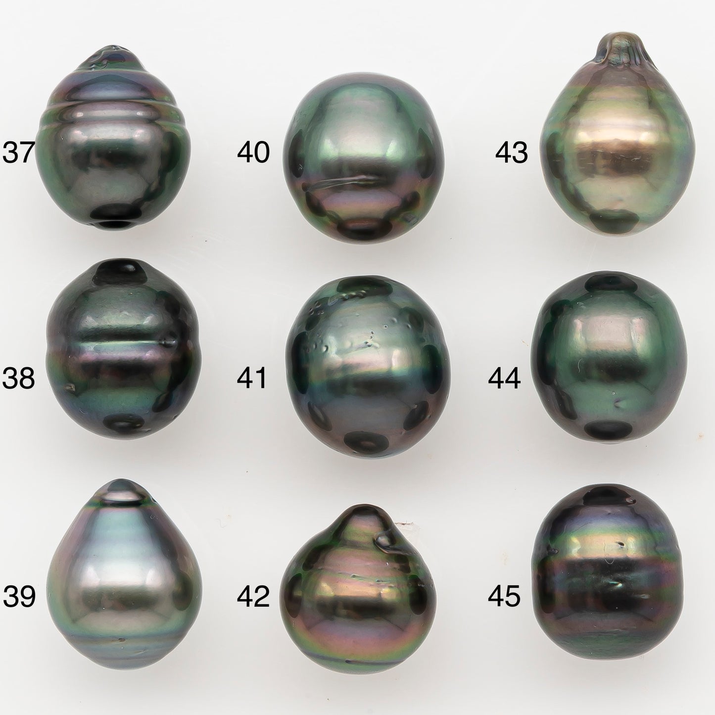 11-12mm Tahitian Pearl Natural Color with Minor Blemishes, Loose Undrilled for Jewelry Making, SKU # 3347H