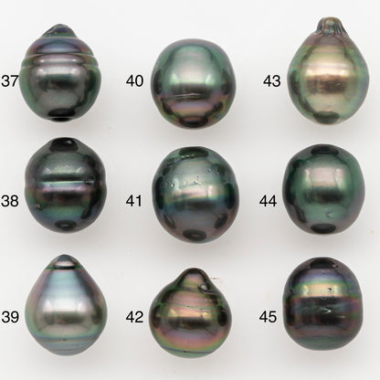 11-12mm Tahitian Pearl Natural Color with Minor Blemishes, Loose Undrilled for Jewelry Making, SKU # 3347H