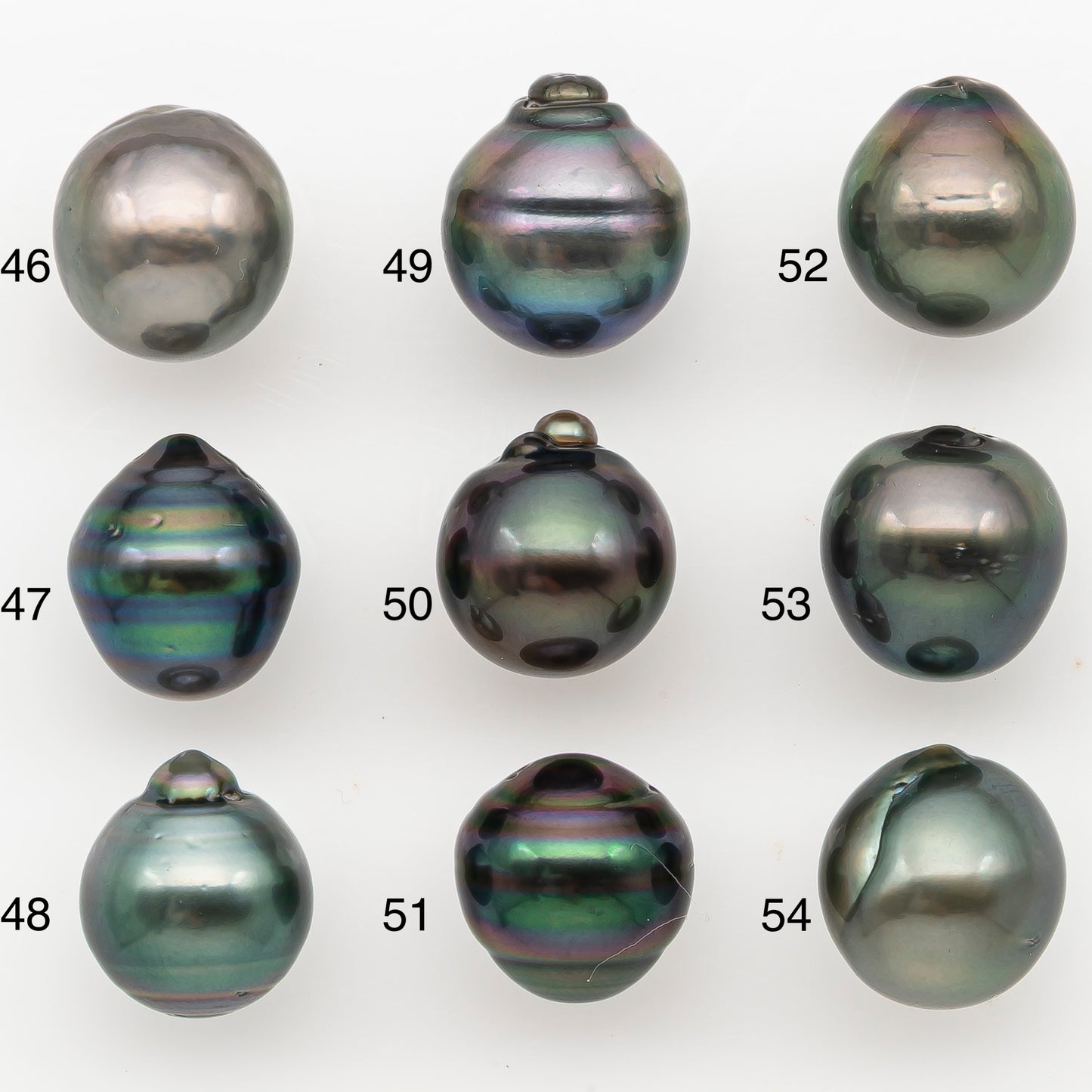 11-12mm Tahitian Pearl Natural Color with Minor Blemishes, Loose Undrilled for Jewelry Making, SKU # 3347H