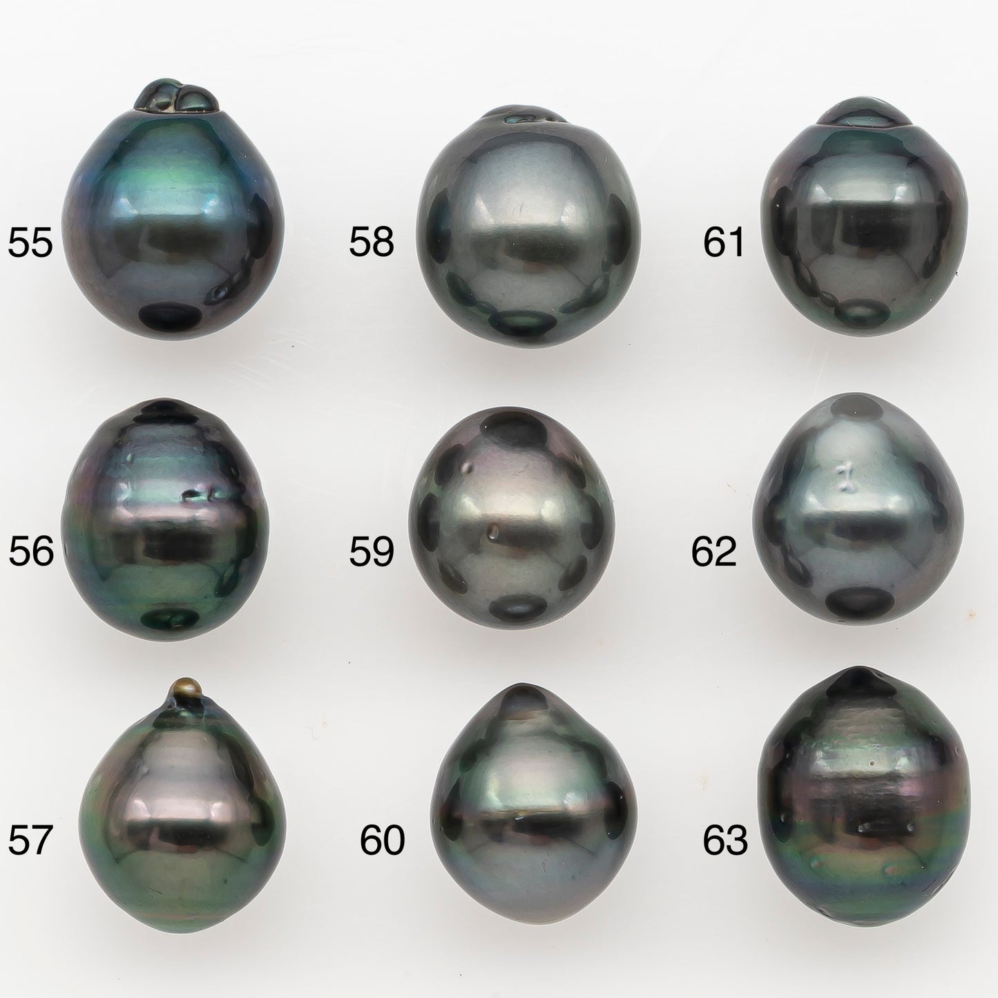 11-12mm Tahitian Pearl Natural Color with Minor Blemishes, Loose Undrilled for Jewelry Making, SKU # 3347H