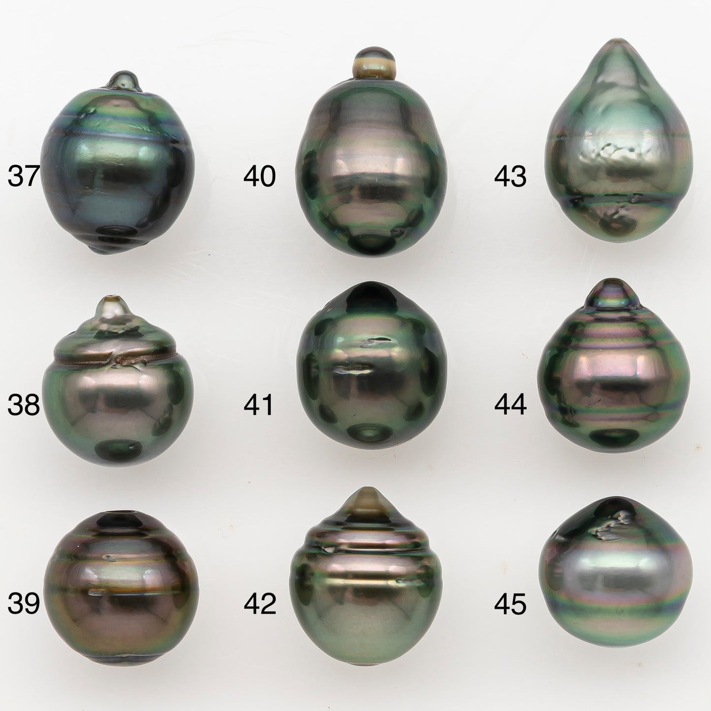 11-12mm Tahitian Pearl Natural Color with Minor Blemishes, Loose Undrilled for Jewelry Making, SKU # 3348H
