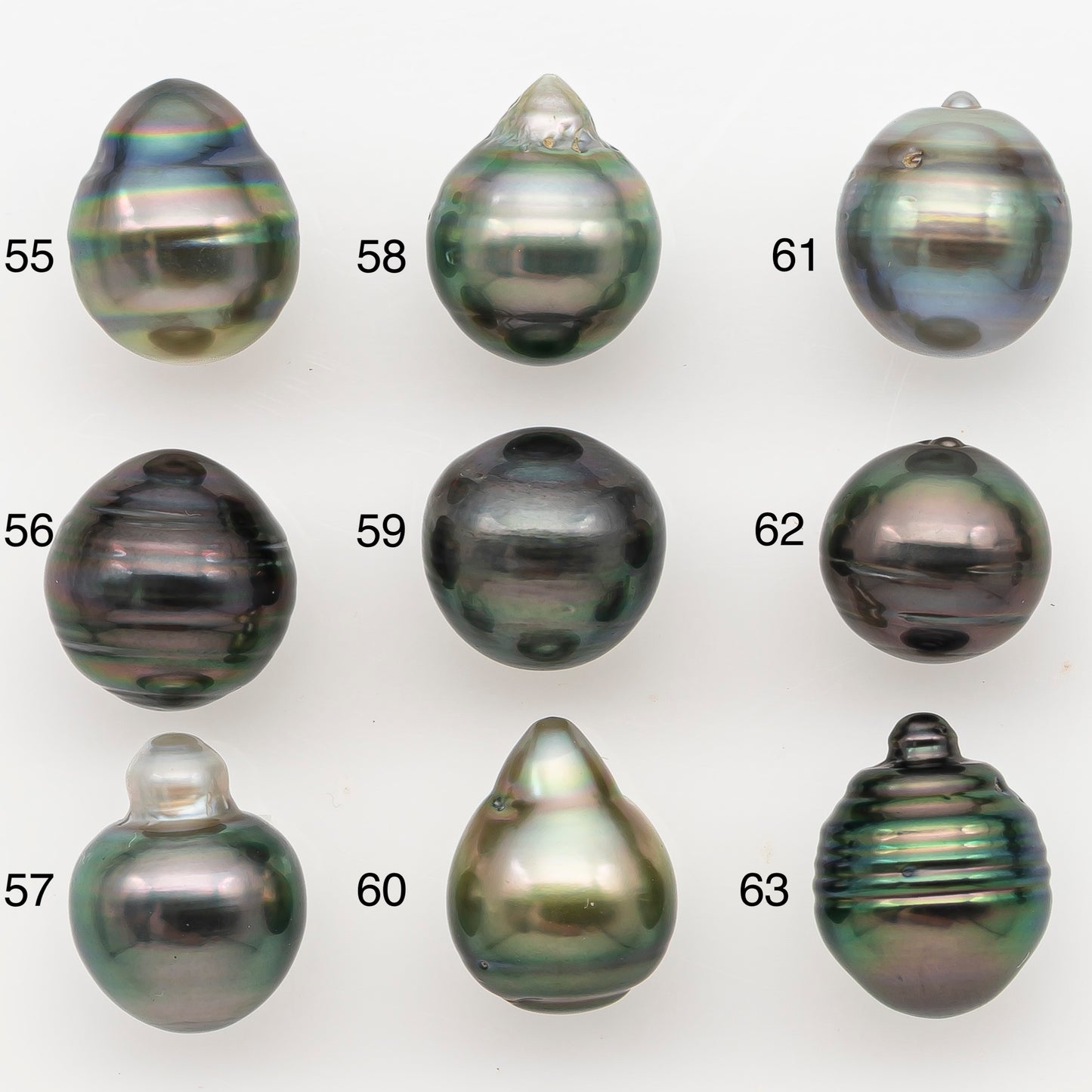 11-12mm Tahitian Pearl Natural Color with Minor Blemishes, Loose Undrilled for Jewelry Making, SKU # 3348H