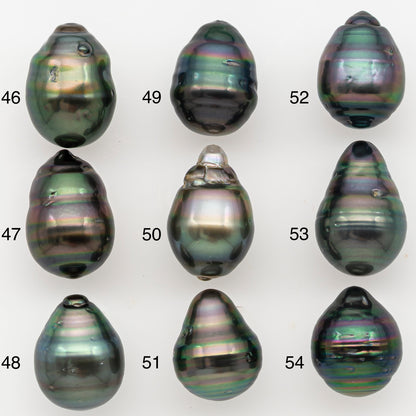 11-12mm Tahitian Pearl Natural Color with Minor Blemishes, Loose Undrilled for Jewelry Making, SKU # 3350H