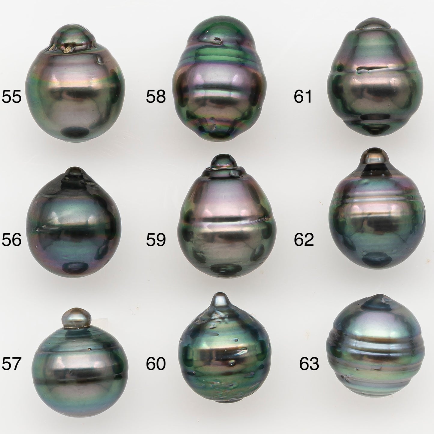11-12mm Tahitian Pearl Natural Color with Minor Blemishes, Loose Undrilled for Jewelry Making, SKU # 3350H