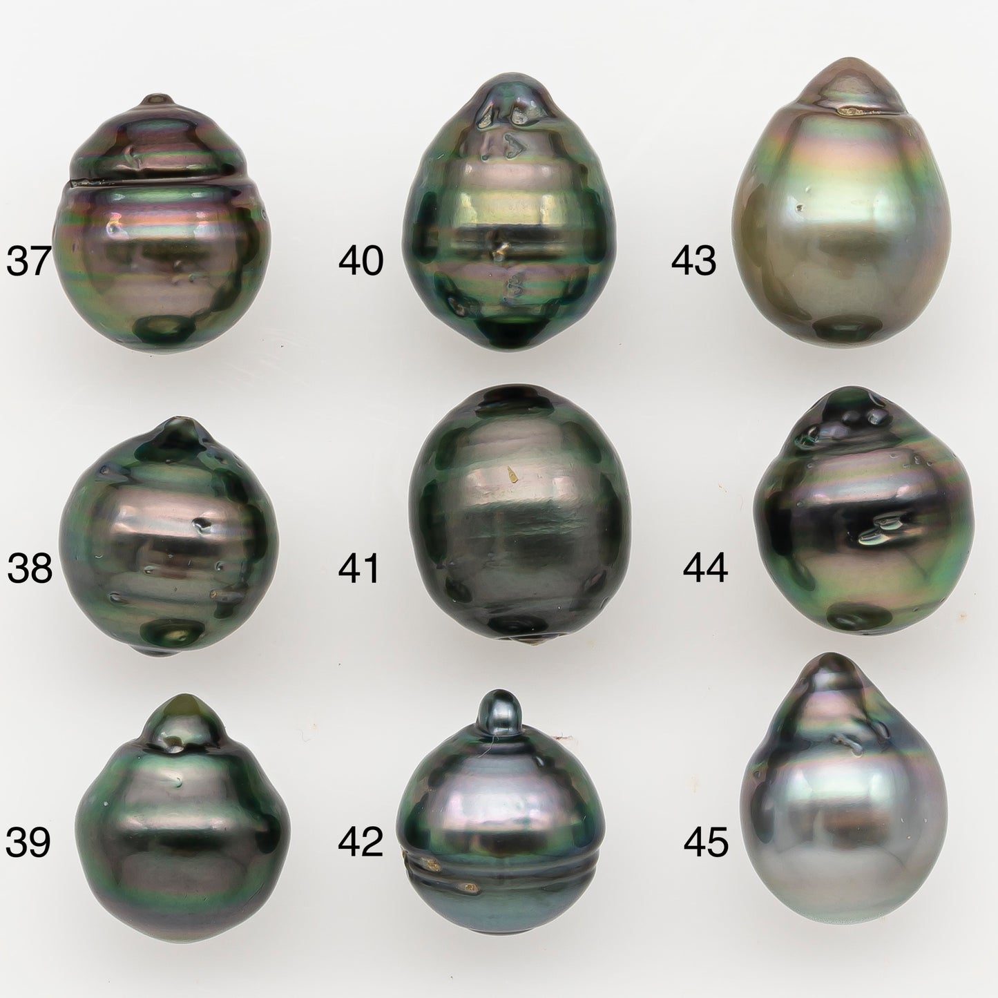 11-12mm Tahitian Pearl Natural Color with Minor Blemishes, Loose Undrilled for Jewelry Making, SKU # 3351H