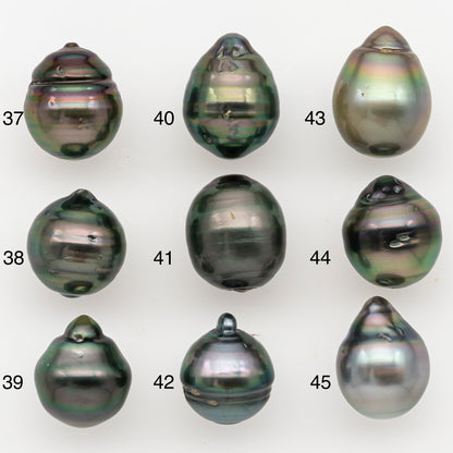 11-12mm Tahitian Pearl Natural Color with Minor Blemishes, Loose Undrilled for Jewelry Making, SKU # 3351H