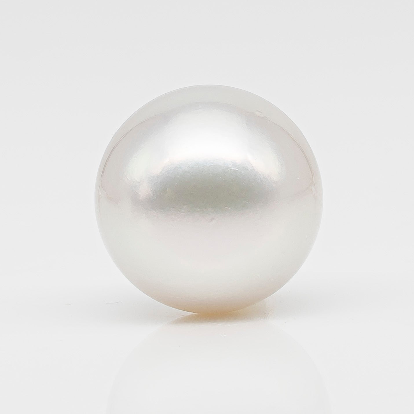 17.7mm Australian White South Sea Pearl, Round Undrilled Loose Pearl, High Luster, Rare Large Size, Jewelry Making, SKU # 3352WS