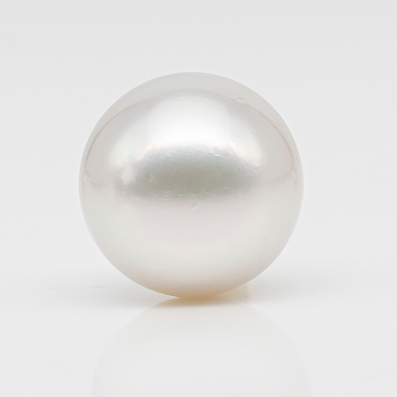 17.7mm Australian White South Sea Pearl, Round Undrilled Loose Pearl, High Luster, Rare Large Size, Jewelry Making, SKU # 3352WS