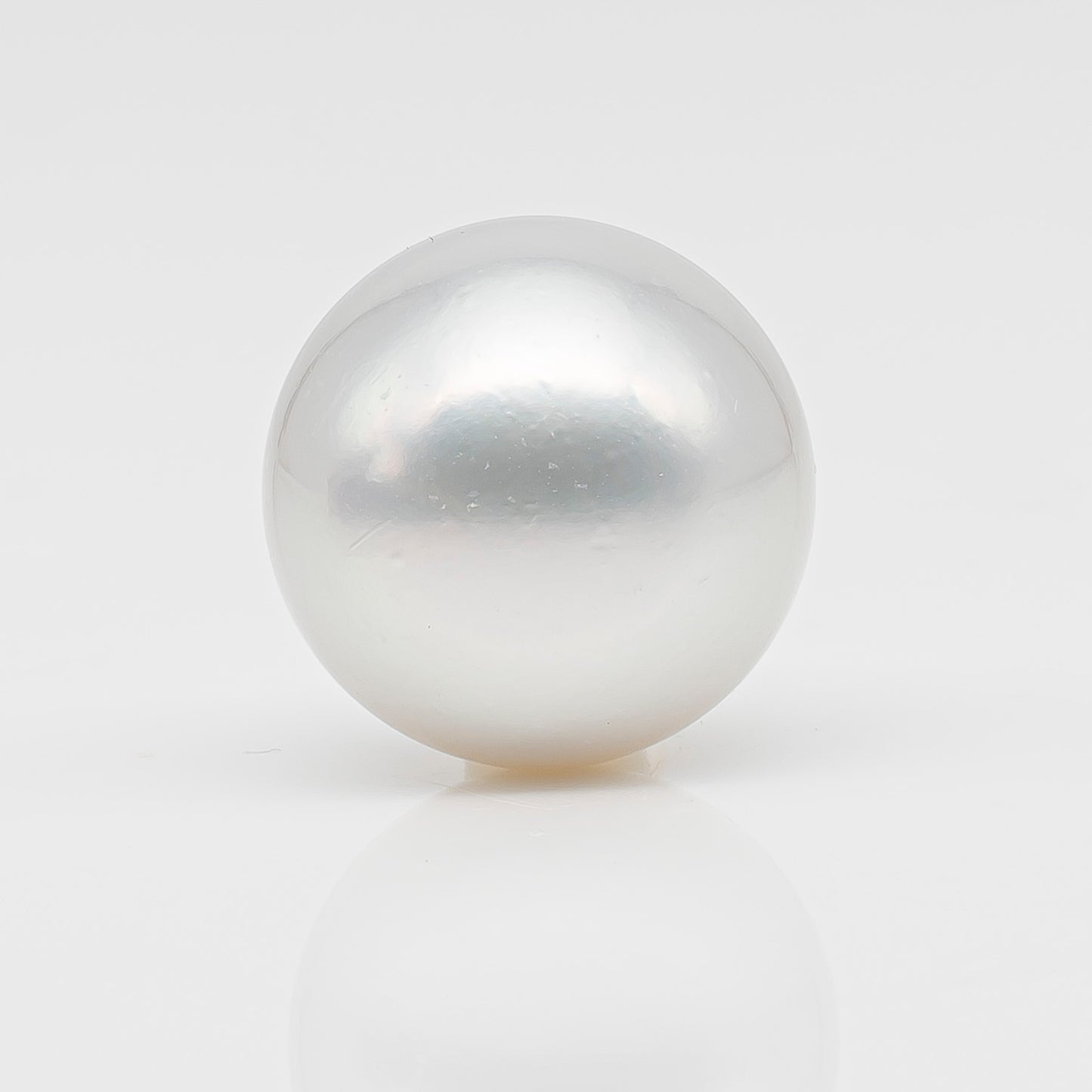 17.2mm Australian White South Sea Pearl, Round Undrilled Loose Pearl, High Luster, Rare Large Size, Jewelry Making, SKU # 3353WS
