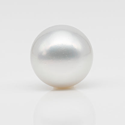 17.2mm Australian White South Sea Pearl, Round Undrilled Loose Pearl, High Luster, Rare Large Size, Jewelry Making, SKU # 3353WS