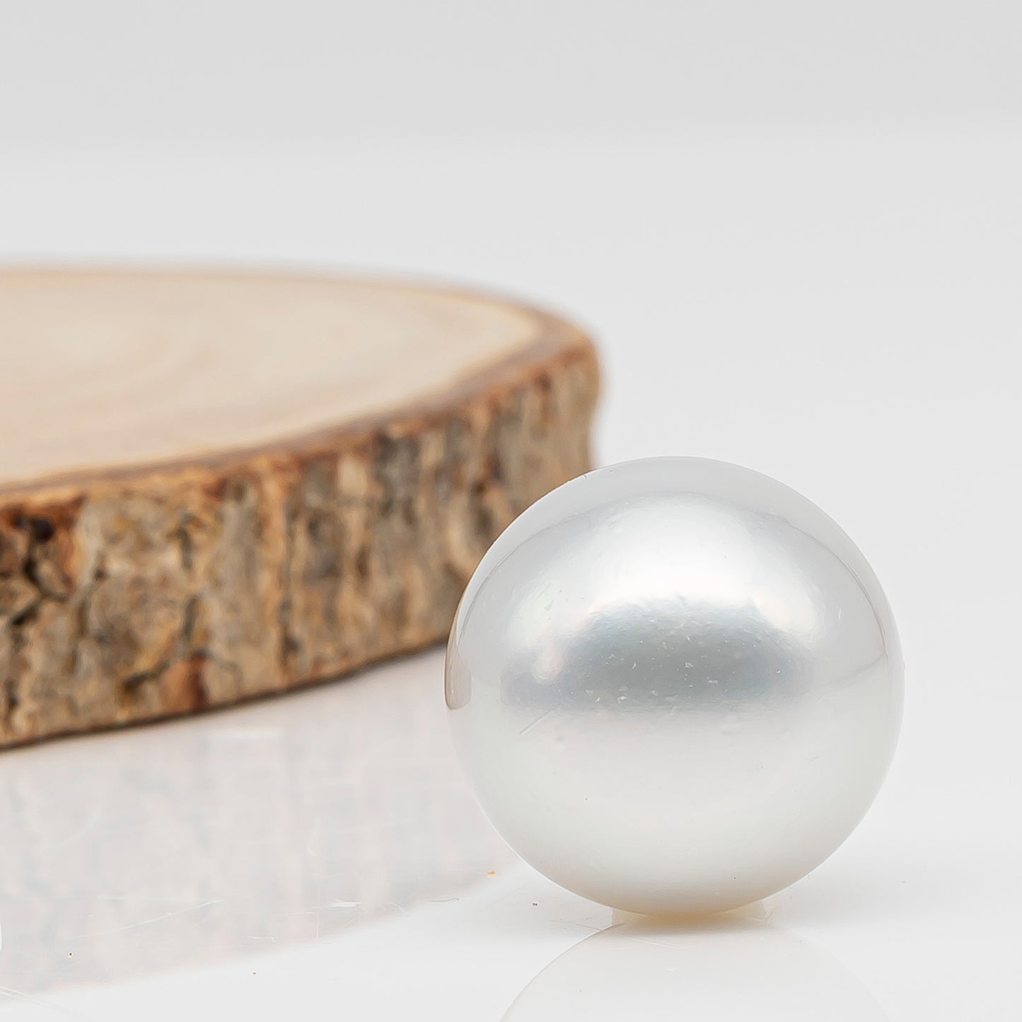 17.2mm Australian White South Sea Pearl, Round Undrilled Loose Pearl, High Luster, Rare Large Size, Jewelry Making, SKU # 3353WS