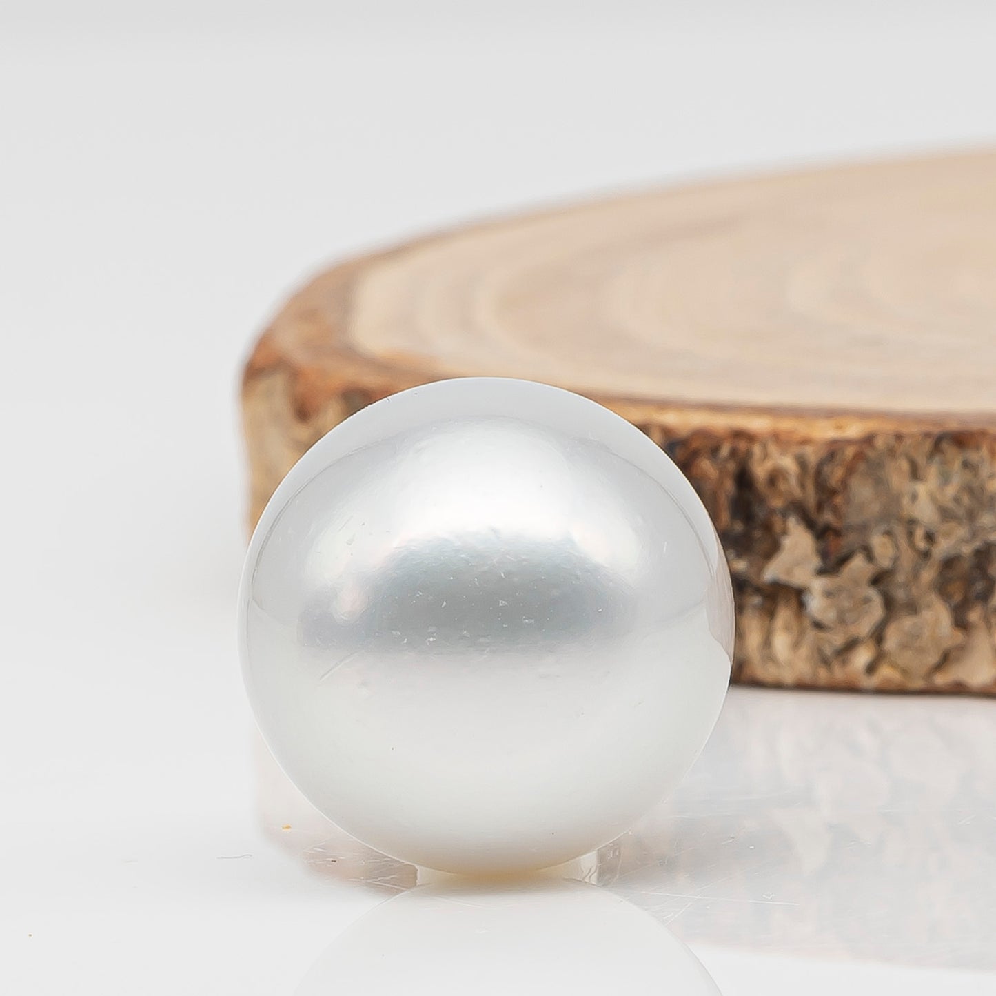 17.2mm Australian White South Sea Pearl, Round Undrilled Loose Pearl, High Luster, Rare Large Size, Jewelry Making, SKU # 3353WS